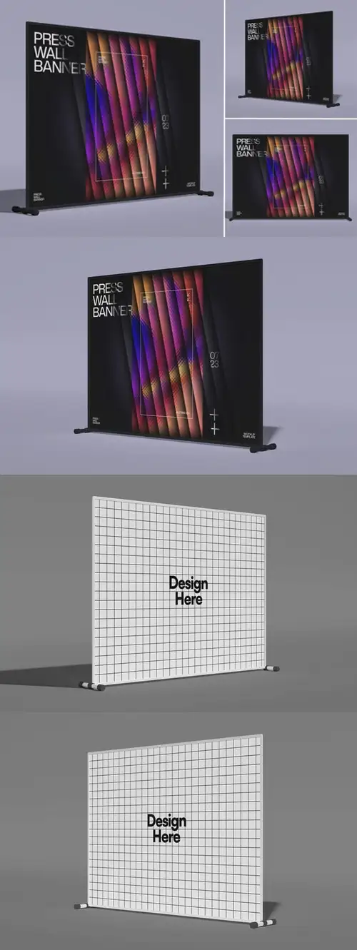 Download Press Wall Banner Mockup 002 UMLMTT4