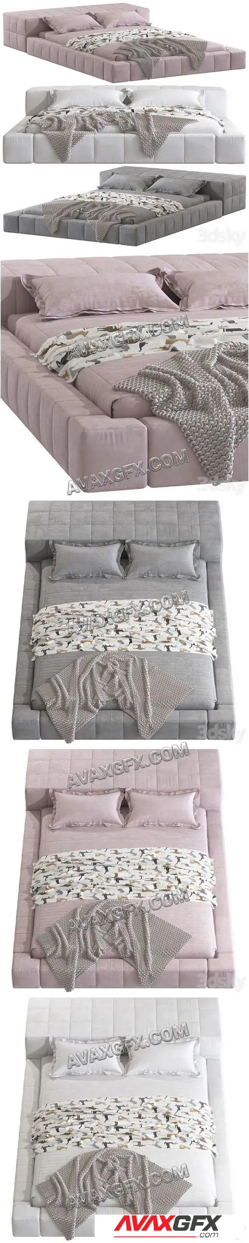BONALDO BEDS - 3D Model
