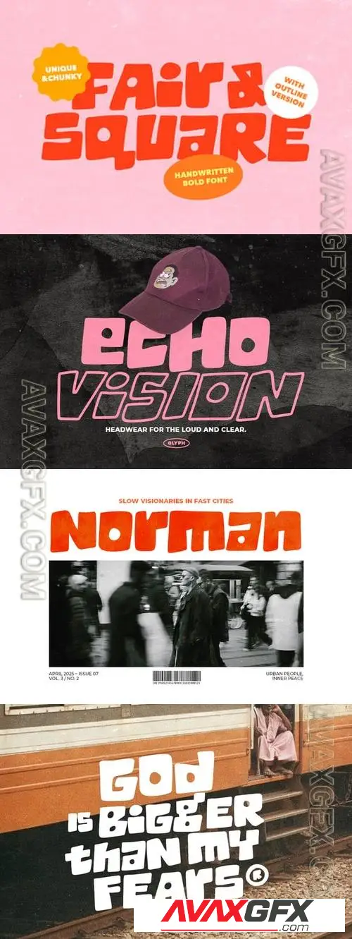 Download Fair Square - Chunky Bold Font 4MTYYJ5