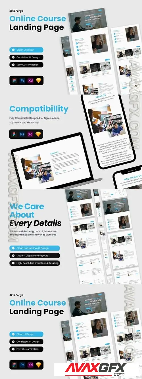 Skill Forge - Online Course Landing Page MECMW6J