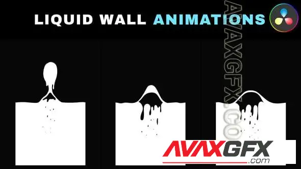 Liquid Wall Animations for DaVinci Resolve 58051429