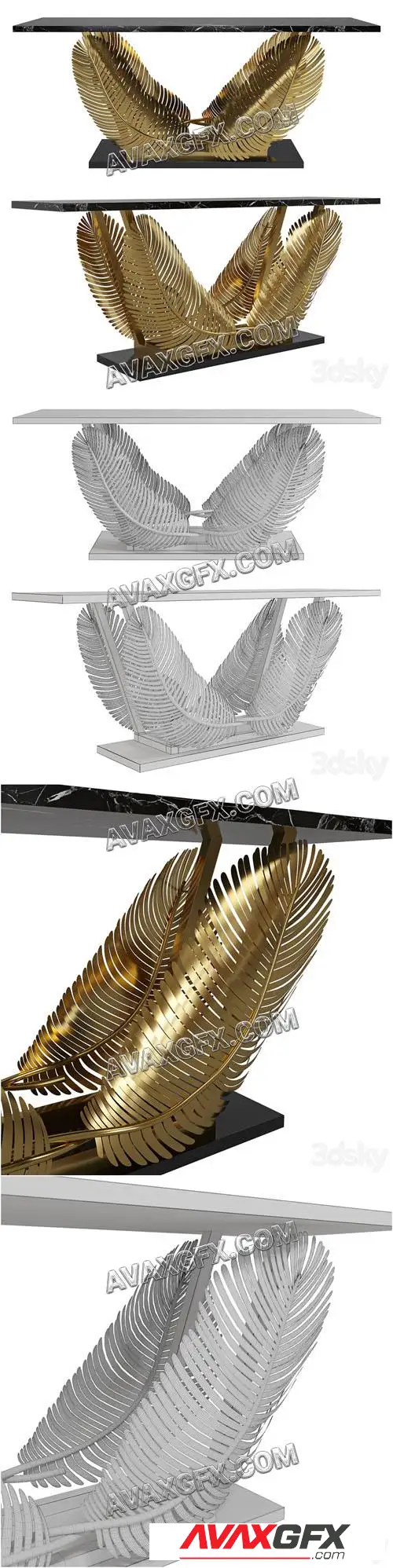 Designer console LaLume-AR00124 - 3D Model