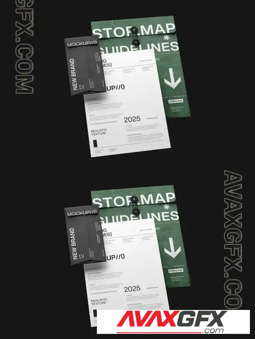 Modern Stationery Branding Mockup Set 2LZAPL6