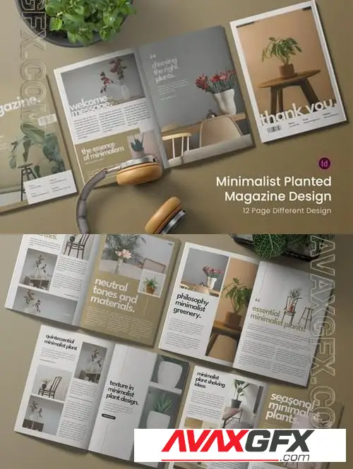 Minimalist Planted Magazine JC9U4C2