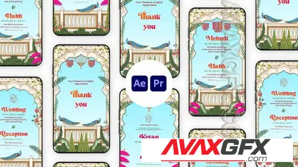 Traditional Indian Wedding Invitation Instagram Story 57990183 Videohive