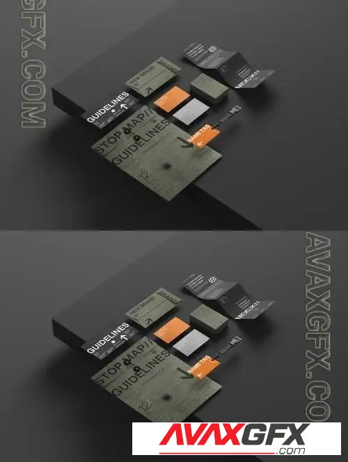 Corporate Branding Identity Mockup Kit YTJC9ZR