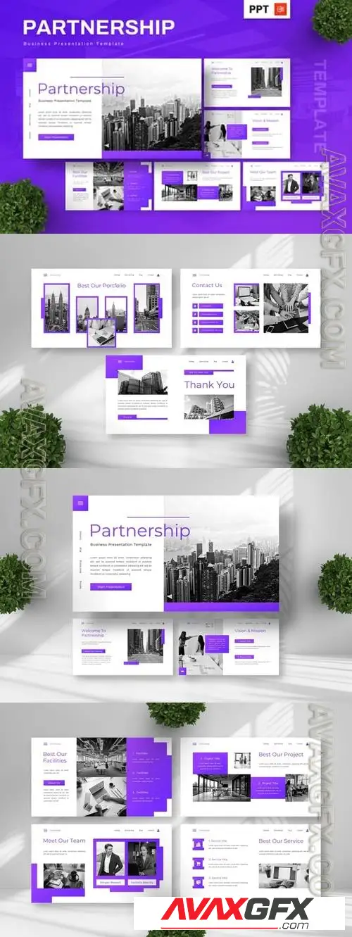 Patnership - Business Powerpoint Templates CL4K29S