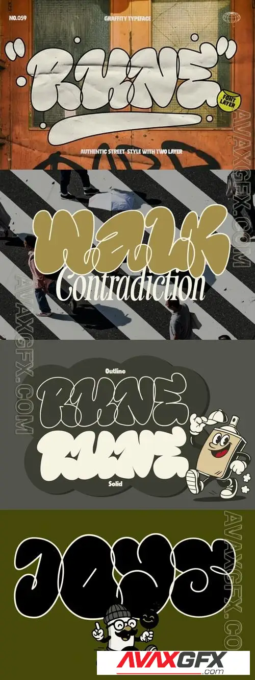 Rune - Authentic Grafity Look KVXZM3U