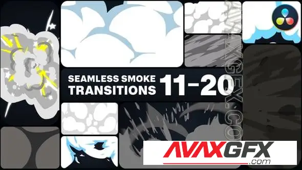 Seamless Smoke Explosions Transitions for DaVinci Resolve 56519654