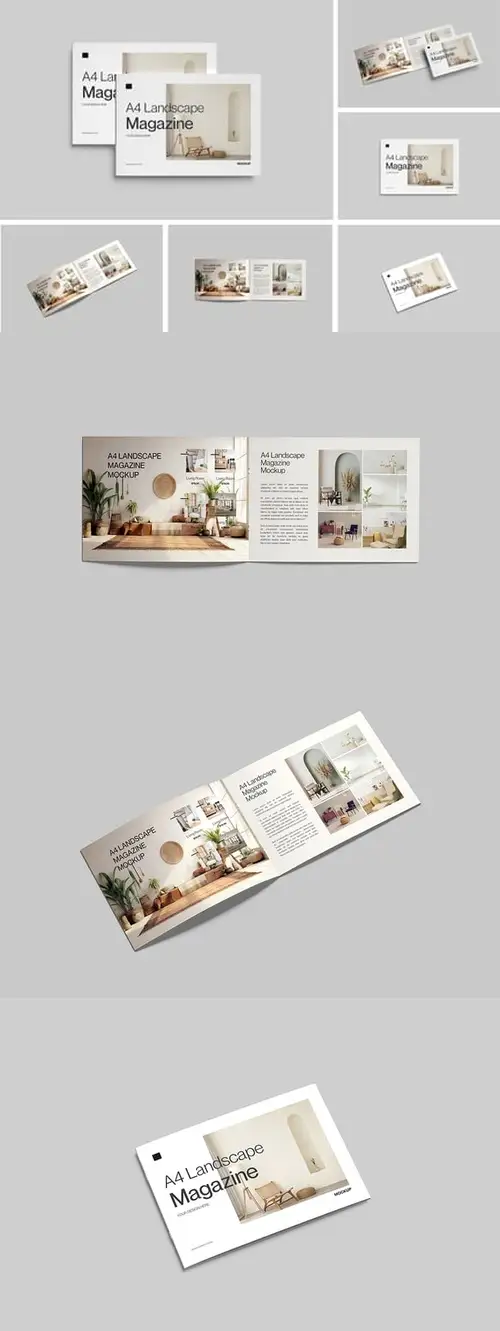 Download Landscape Brochure Mockup X898PM6