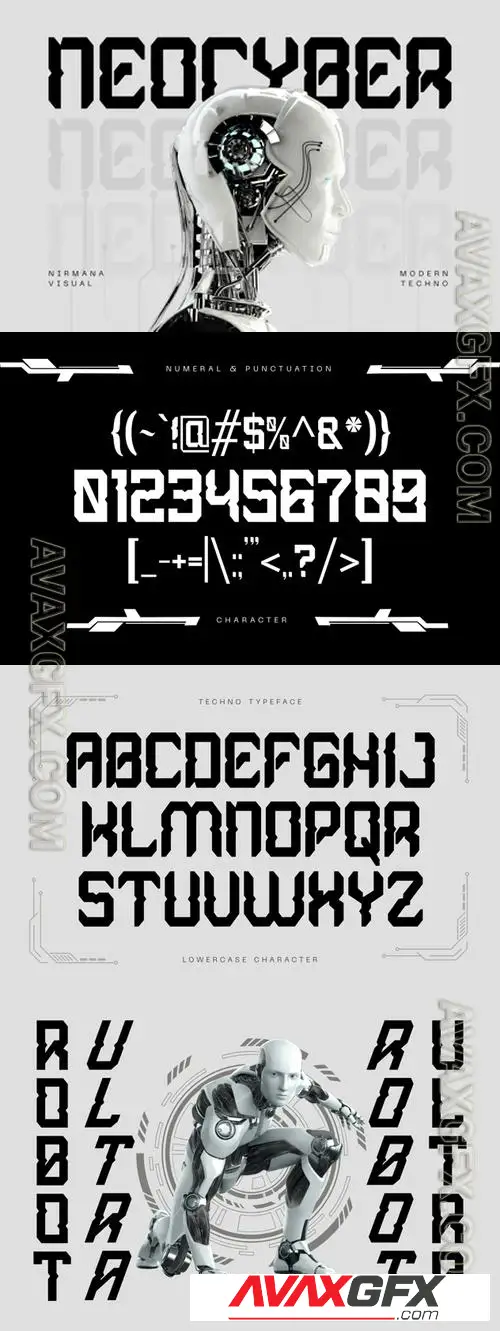 Neo Cyberpunk - Modern Techno Font 96CLW6A