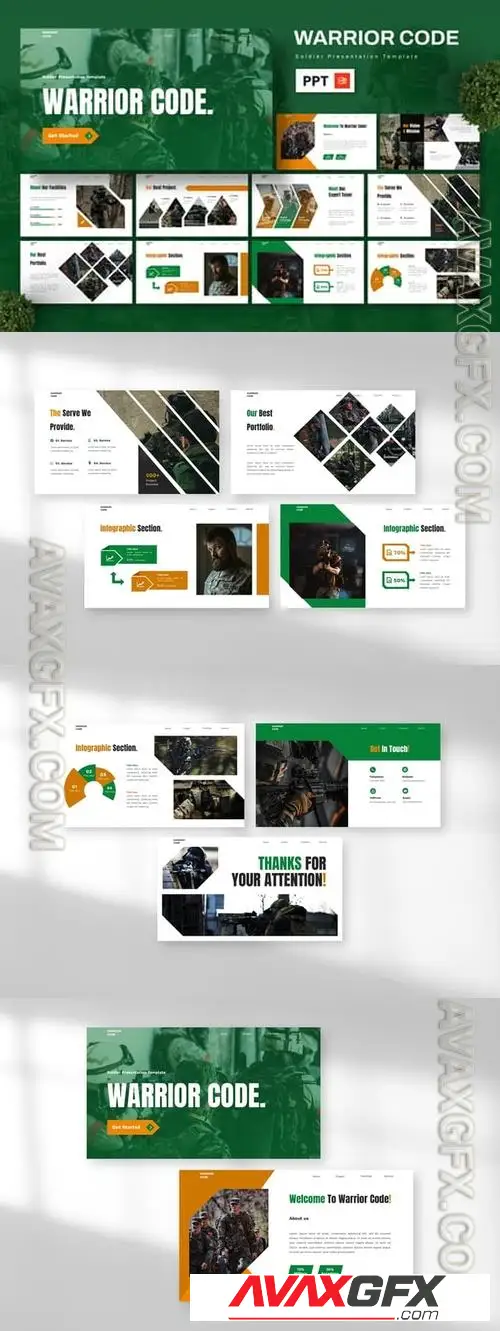 Warrior Code - Soldier Powerpoint 2LBNXD4