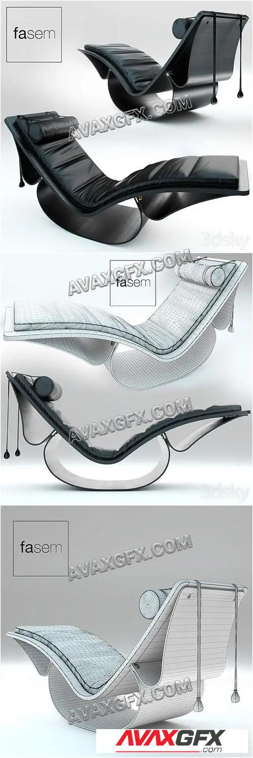 Deckchair Fasem Rio - 3D Model