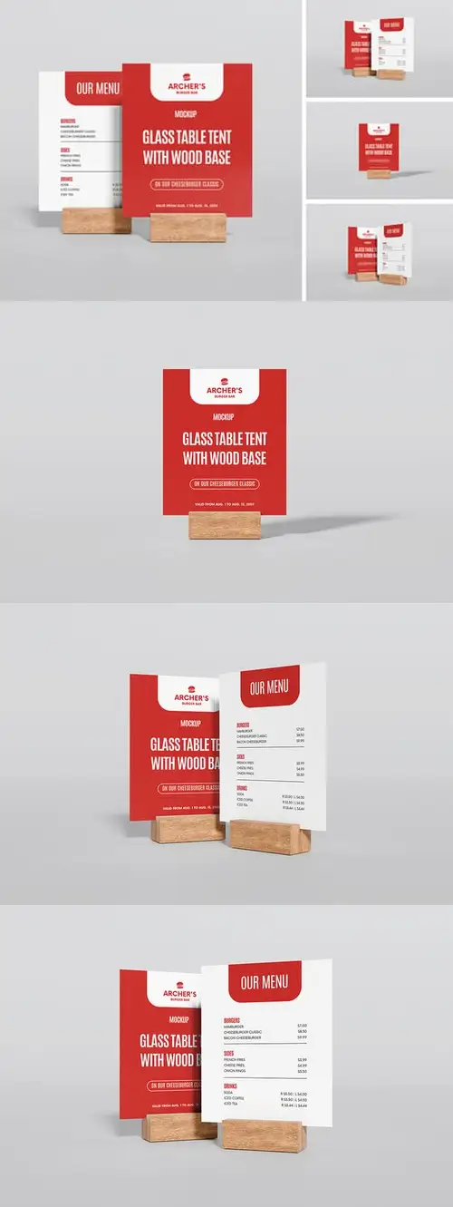 Download Table Tent Mockup U7H9UBC