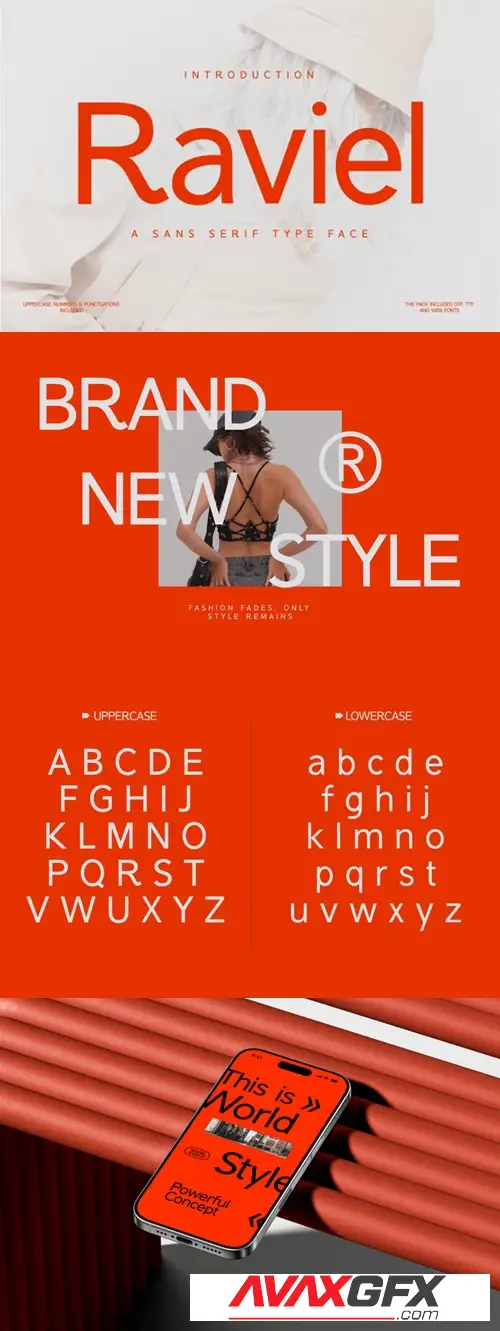 Download Raviel Sans Serif Font KSY5L4J