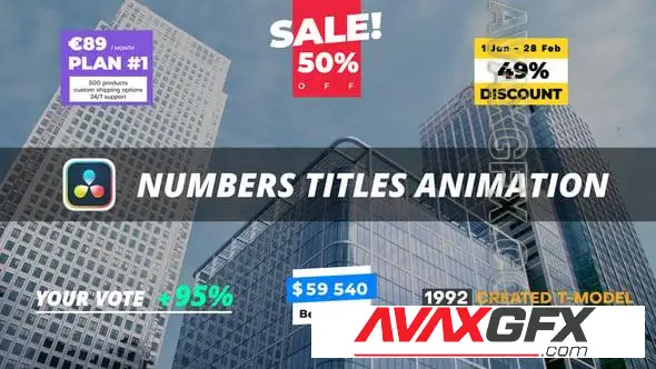 Download Numbers Titles Animation