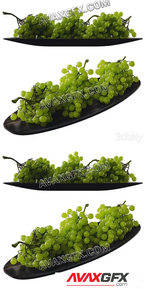 Green grape - 3D Model