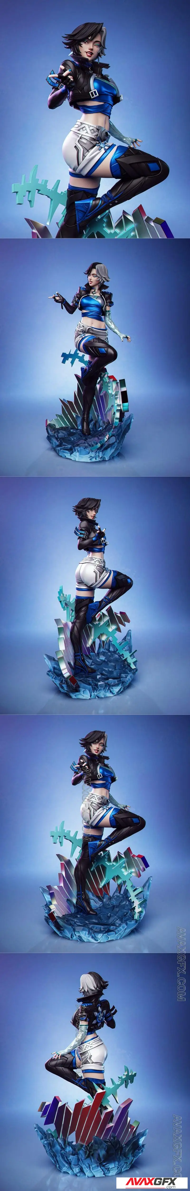 CA 3D Studios - Luna Snow - STL 3D Model