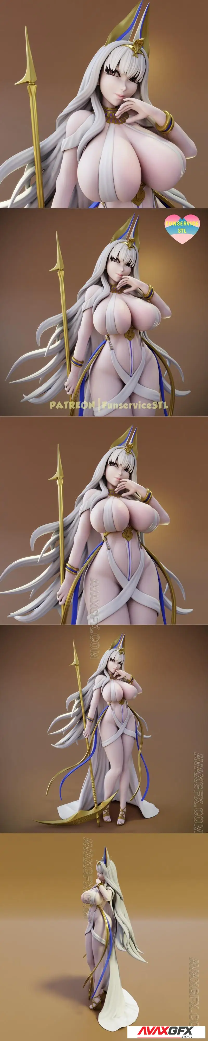 Funservice - Azur Lane - Scylla - STL 3D Model