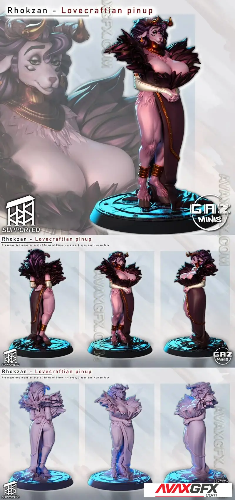 Gaz Minis - Rhok Zan - STL 3D Model