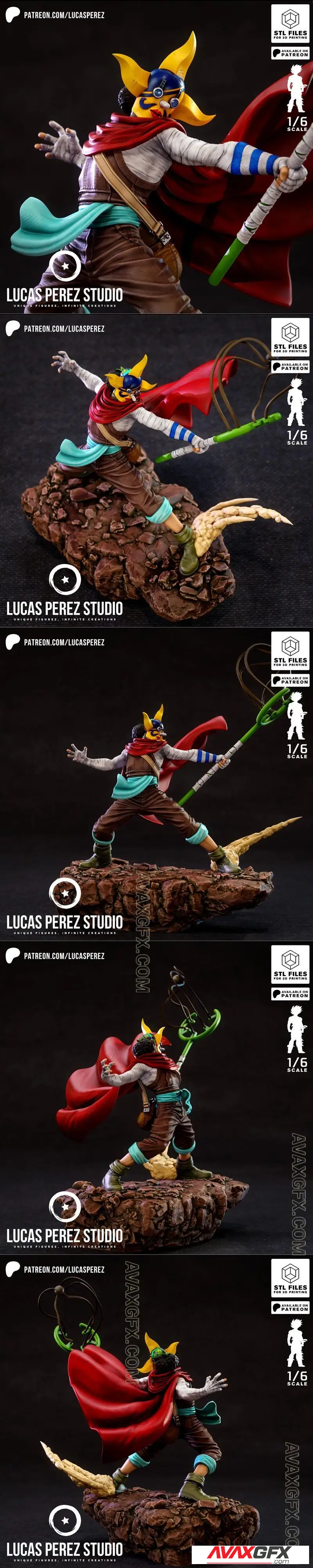 Lucas Perez Studio - Sogeking - STL 3D Model