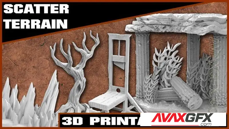Scatter Terrain - Complete Collection - STL 3D Model