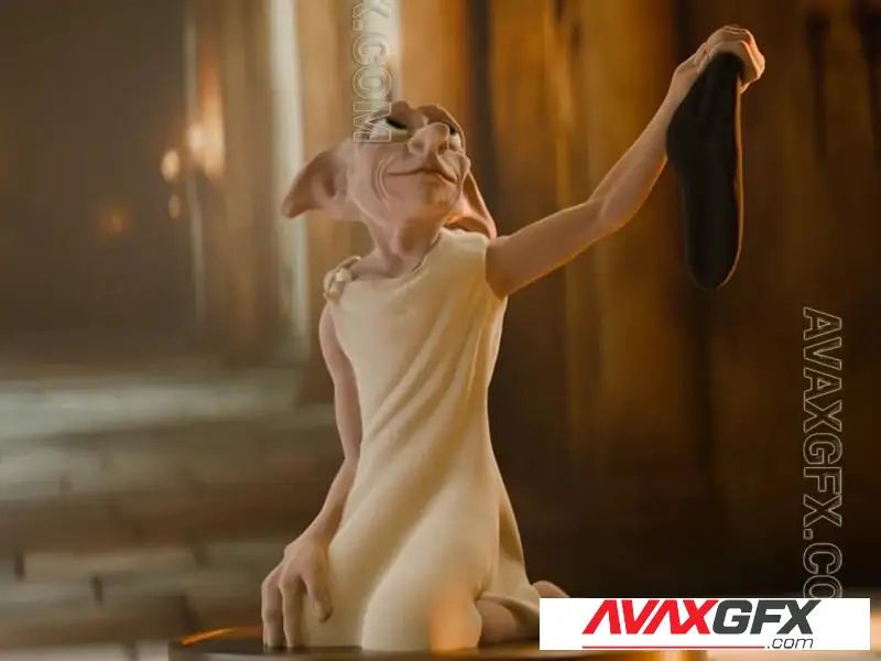 Dobby the House Elf - STL 3D Model