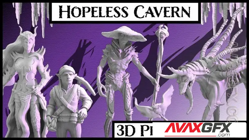 Hopeless Cavern - STL 3D Model