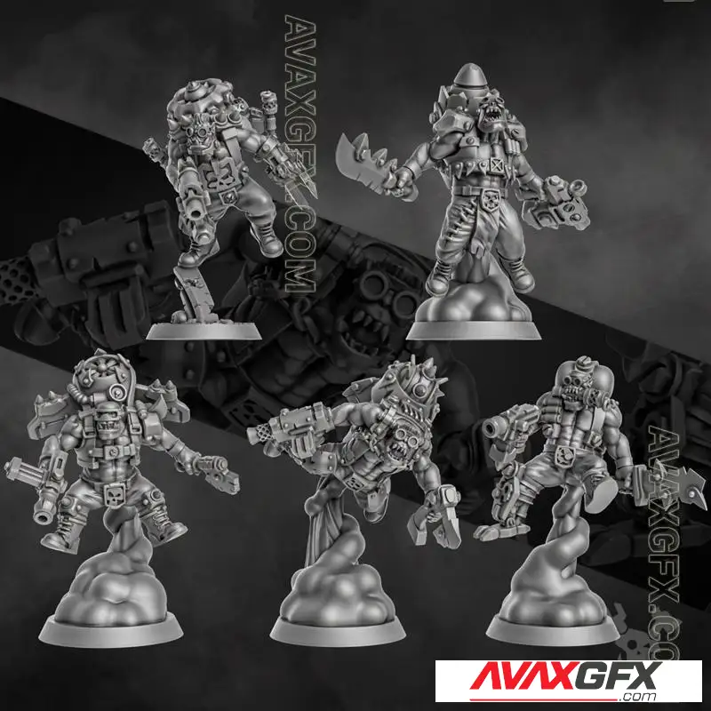 Thunderin Krew - STL 3D Model