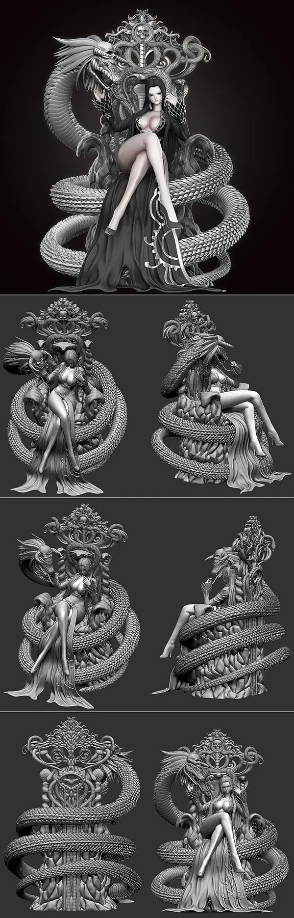 Boa Hancock V5 – One Piece – 3D Print