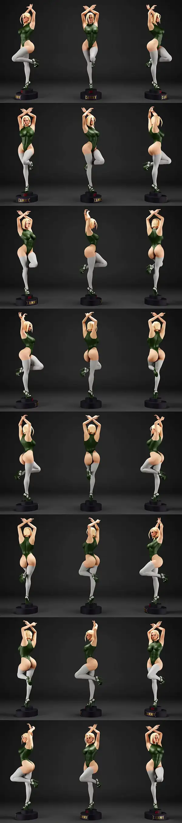 Cammy – Street Fighter – Street Dancer Version – Collectible – 3D Print