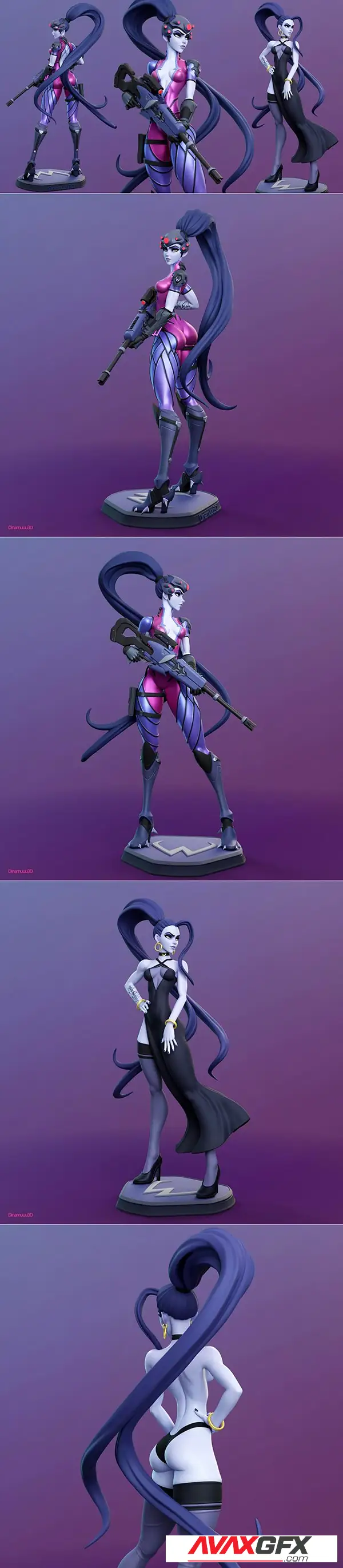 Dinamuuu3D – Widowmaker – 3D Print