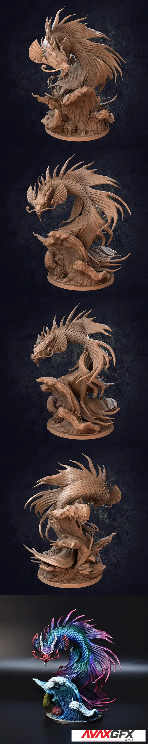 Dragon Koi – 3D Print