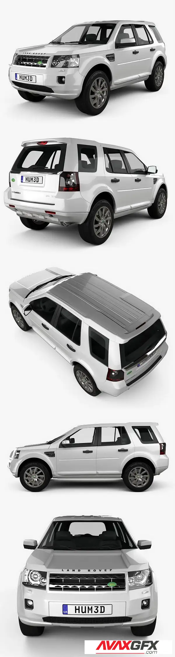 Land Rover Freelander 2011 3D Model