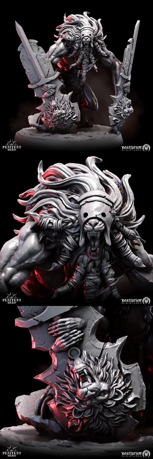 Leonine Shieldbearer – 3D Print
