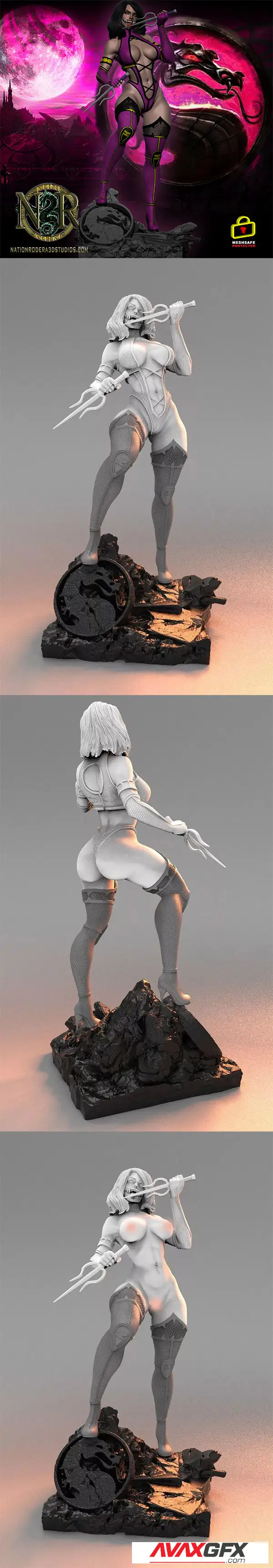 Mileena – Mortal Kombat – 3D Print