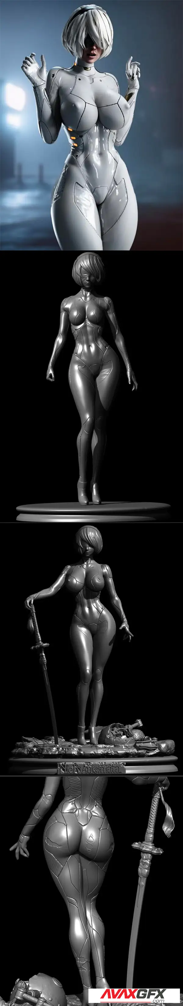 Nier 2B Robot – 3D Print