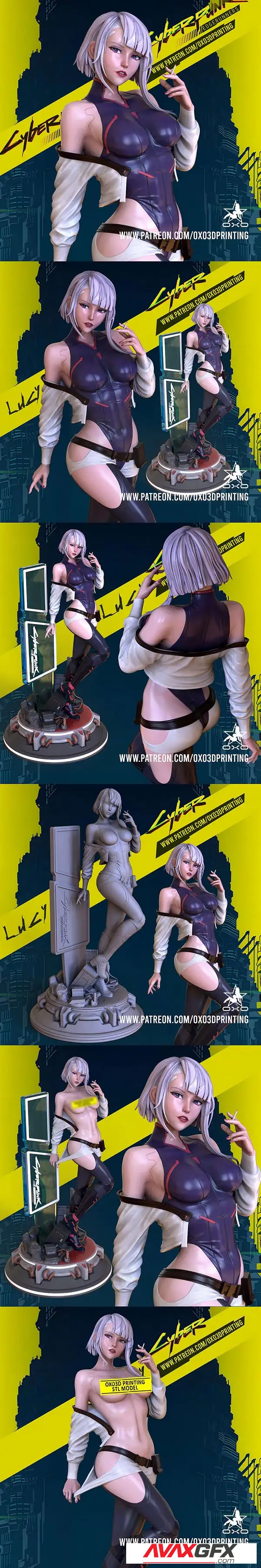 OXO3D – Lucy – CyberPunk Edge Runners – 3D Print