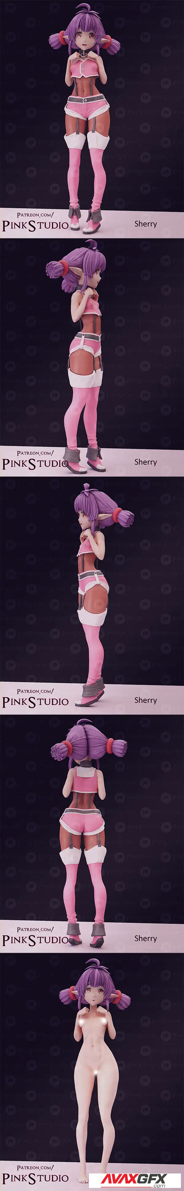Pink Studio – Sherry – Harem in the Labyrinth of Another World – 3D Print