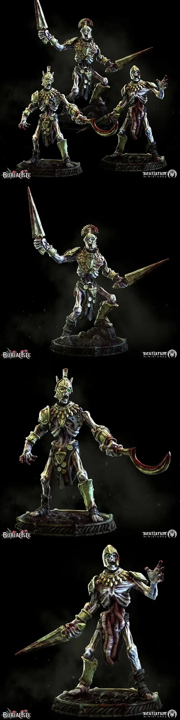Risen Scythrian Warriors x 3 – 3D Print
