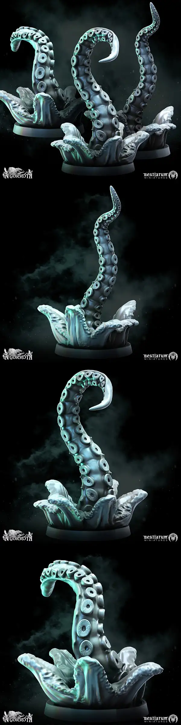 Rising Tentacles x 3 – 3D Print