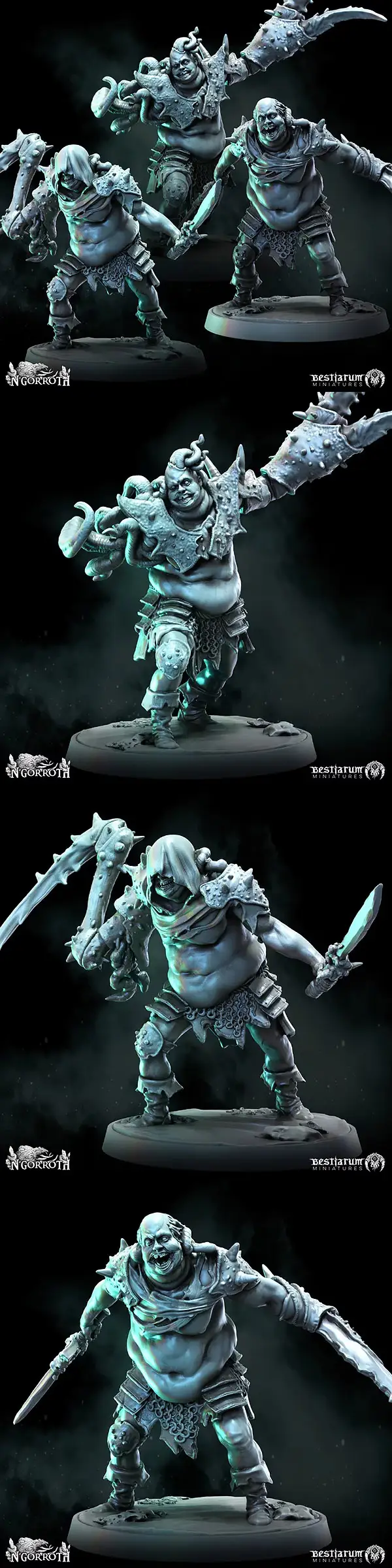 Sunken Cadavers x 3 – 3D Print