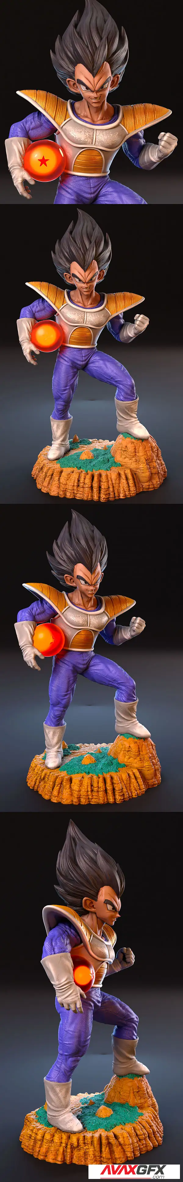 Vegeta Armor V2 Frieza Saga – Dragon Ball Z – 3D Print