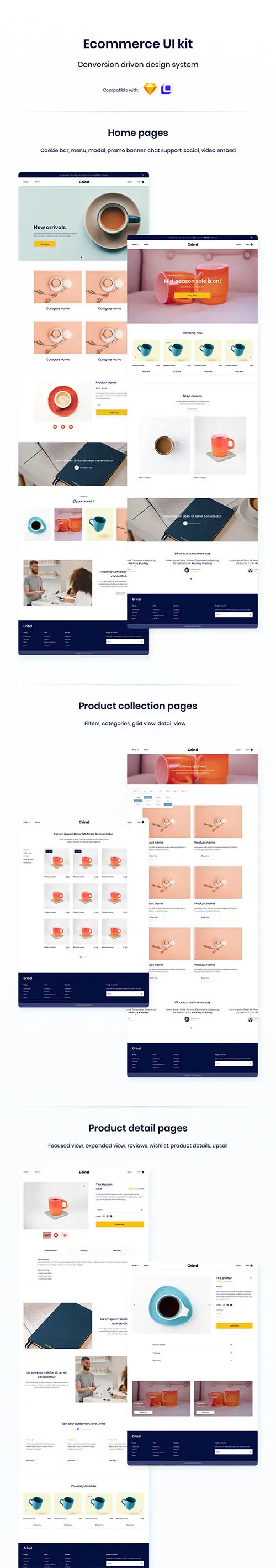 Grind Ecommerce - UI8