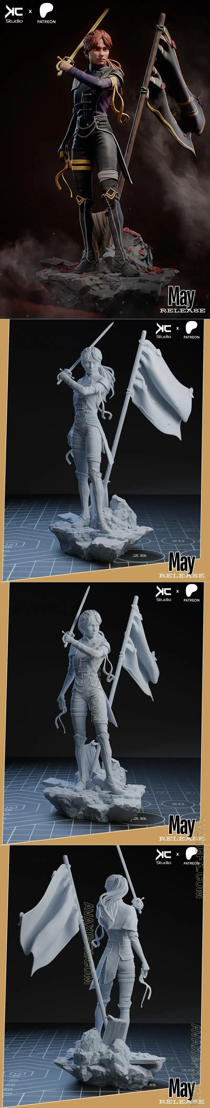 KcStudio - Maelle - Expedition 33 - STL 3D Model