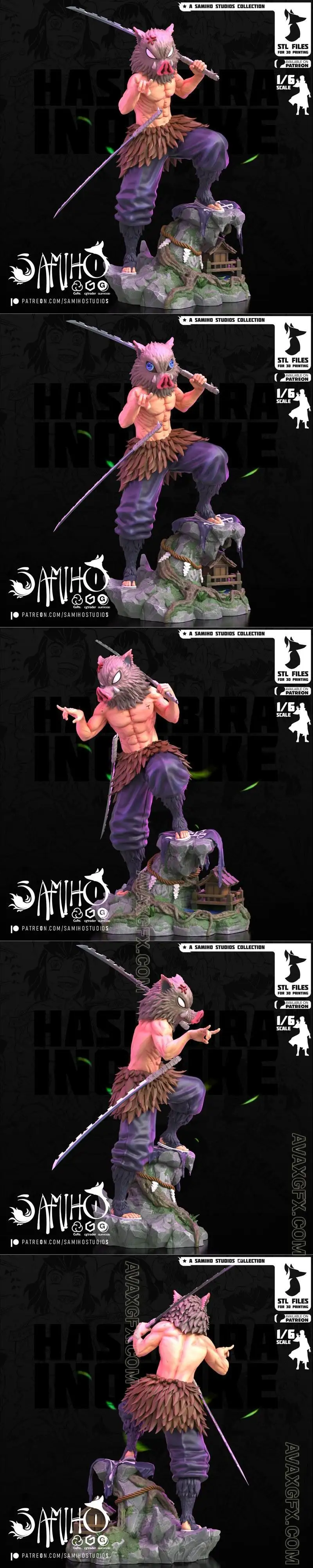 Samiho Studios - Hashibira Inosuke - STL 3D Model