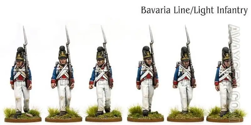 Bavarian Line Light Infantry - STL 3D Model