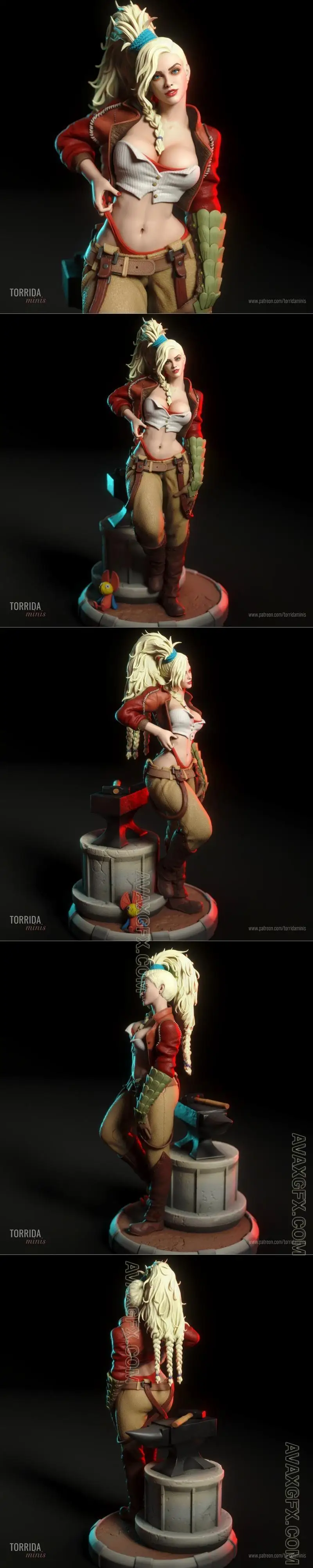 Torrida Minis - Monster Hunter - Gemma - STL 3D Model