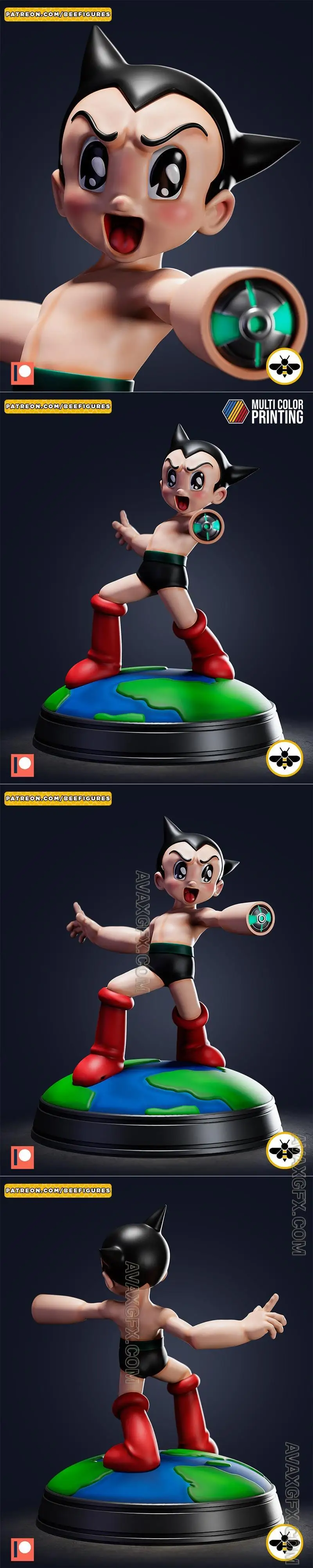 Bee Figures - Astro Boy - STL 3D Model