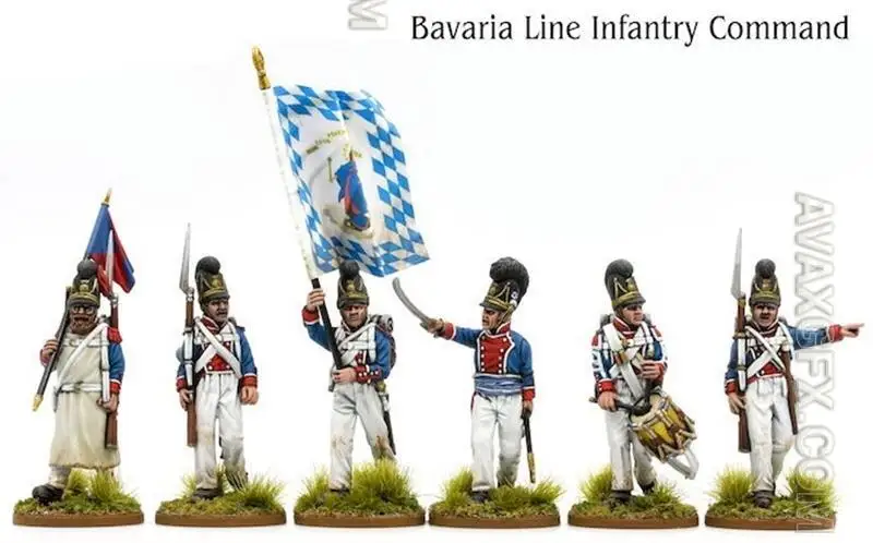 Bavarian Line Infantry Command - STL 3D Model